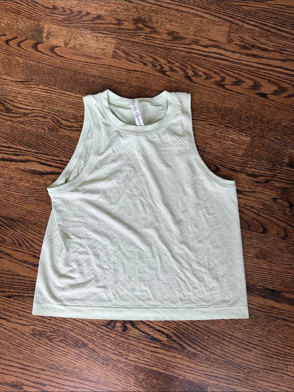 lululemon athletica Mint Green Sleeveless Workout Tank